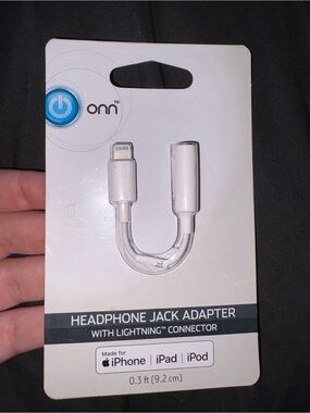 On Running White Lightning to 3.5mm Headphone Jack Adapter